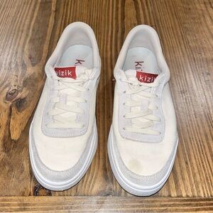 Kizik Prague Women's Sneakers Hands Free Slip On Crème Brule 8.5 M